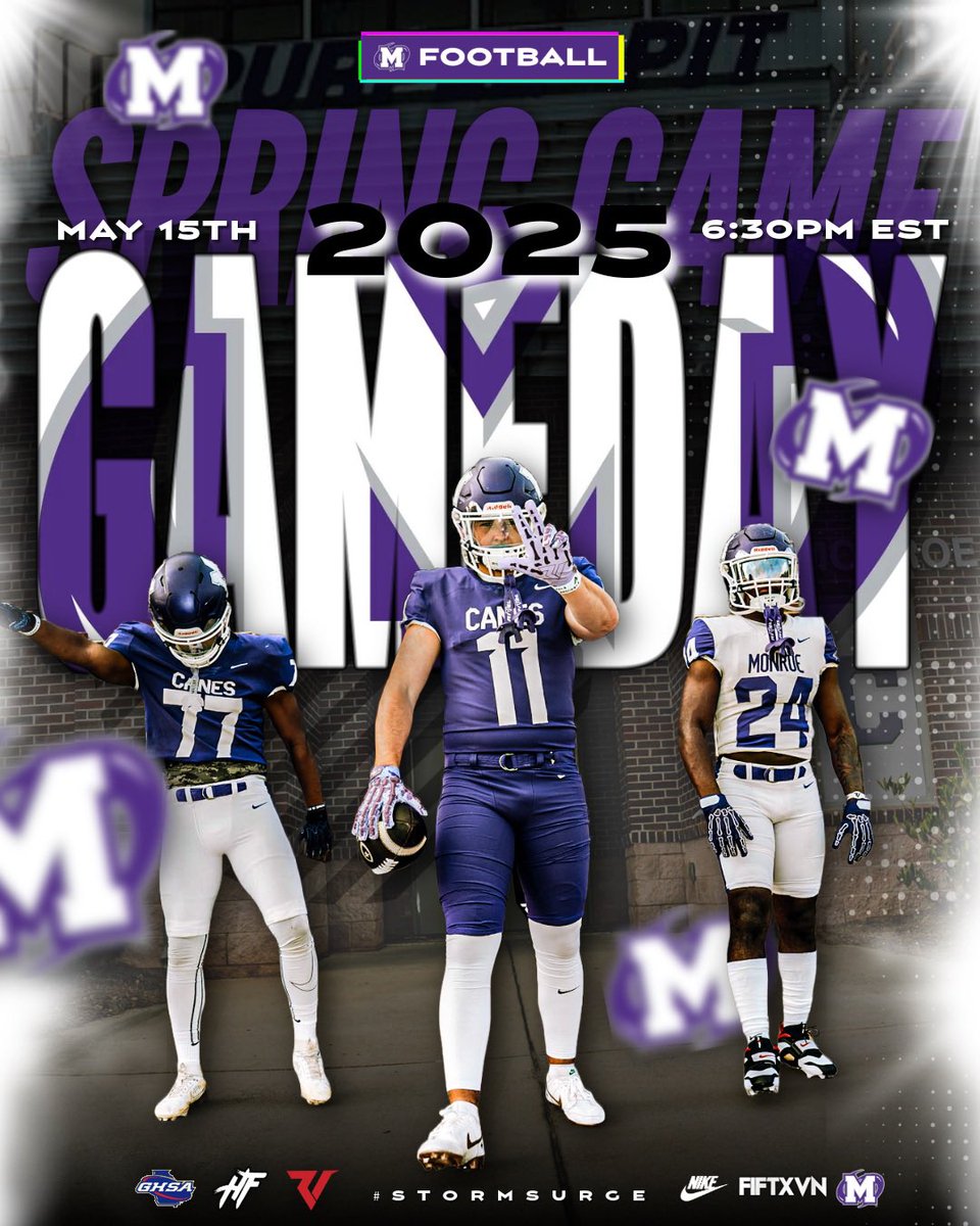ITS GAME DAY! 🌪️🏈⚡️

Tonight is the night! The Inter-squad scrimmage will be played here at the Purple Pit at 6:30pm! Come out and show some love to your Purple Hurricane Football Team! 💜🌎🏆

#StormSurge #CanesCulture #CAT5