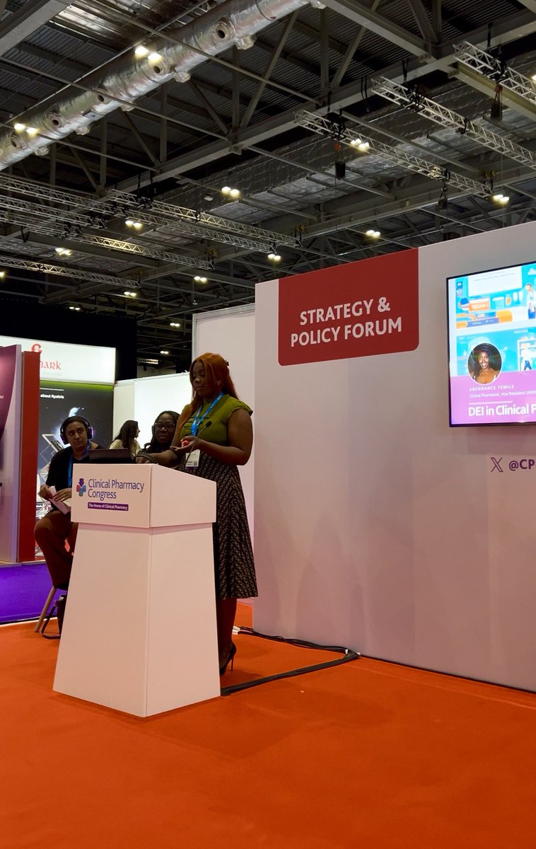 theUKBPA's tweet photo. It’s almost been a week since our Vice President), delivered a detailed and informative talk about the importance of DEI strategies in healthcare. 

Highlighting how data transparency and mentorship are the key to improving our approach as healthcare professionals. 
#CPC #UKBPA https://t.co/TUVHZEEeha