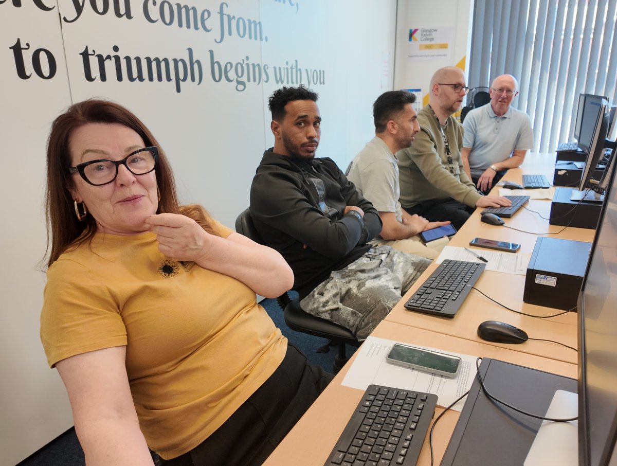 ✨During our sessions, service users received help with their CVs, job applications, and more. 
Do you need employability support? Just drop in any Wednesday at 1 pm at Rosemount Lifelong Learning.

📌Address: 102 Royston Road, G21 2NU