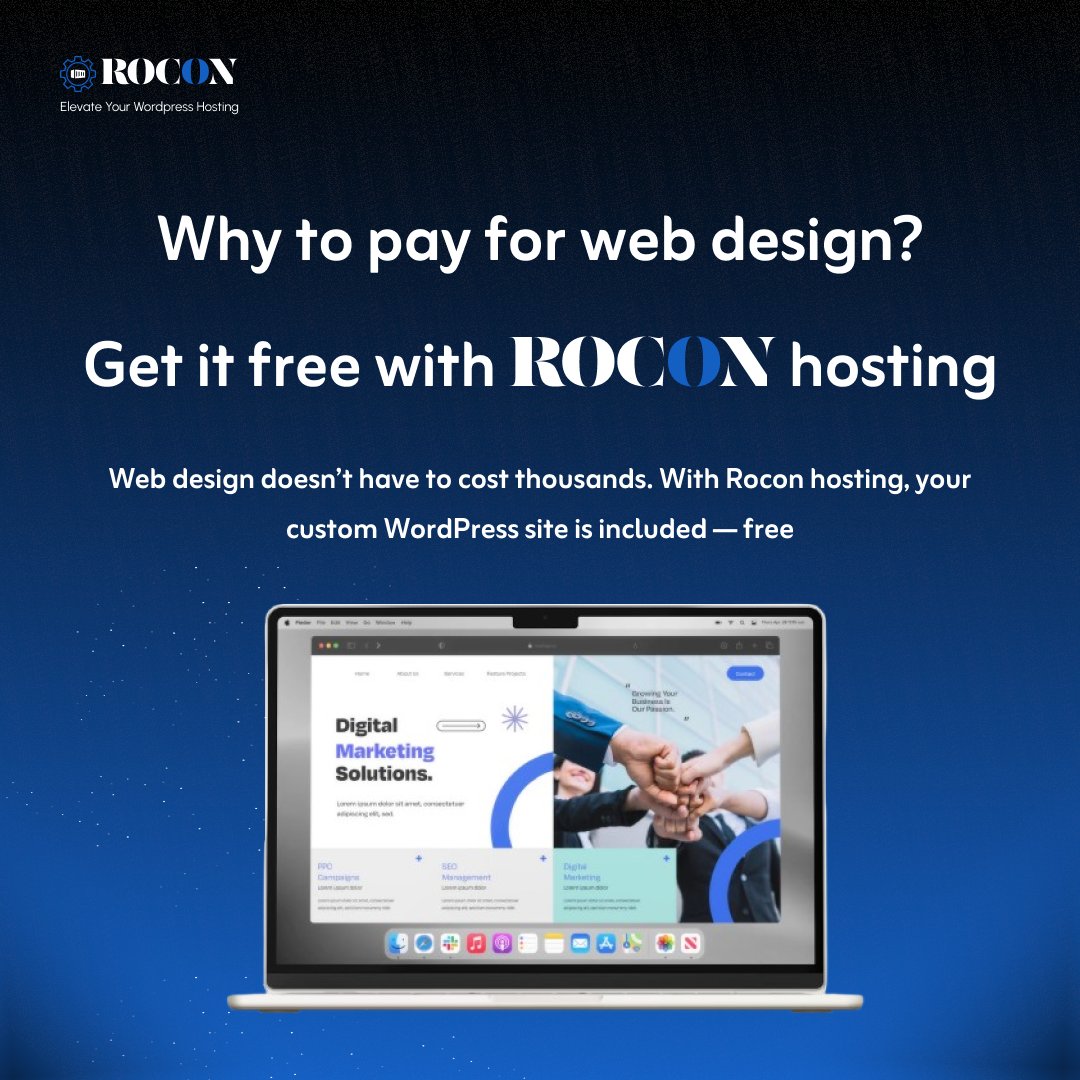 Roconpaas's tweet image. Why pay for web design?
Get it FREE with any Rocon hosting plan! 💻✨
✅ Custom WordPress site
✅ SEO boost + support
✅ No design fees, ever
Smart hosting that does more.
Visit Rocon: roconpaas.com
#FreeWebDesign #WordPressHosting #Rocon #SmallBizTools