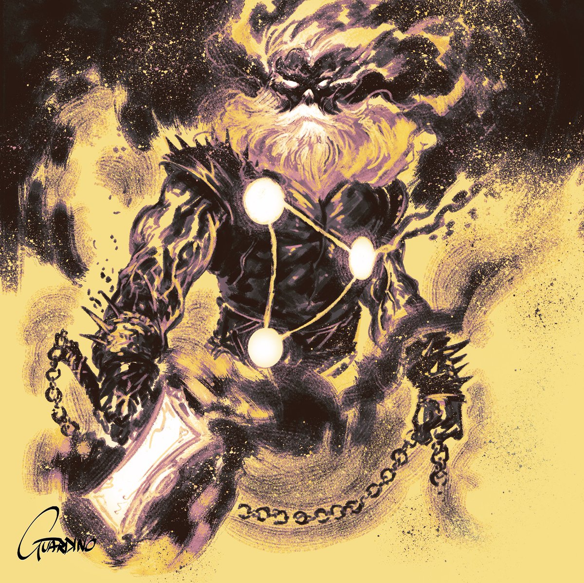 TGuardinian's tweet image. today's sketch
A Thor/Ghostrider

#Marvel #Thor #Ghostrider