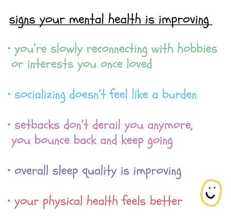 🌱 May is Mental Health Awareness Month 🌱

Healing doesn’t always look dramatic. Sometimes it’s getting out of bed a little easier, reconnecting with a hobby, or laughing at something silly again. 💚

These small signs? They’re big wins.
Let’s celebrate every step