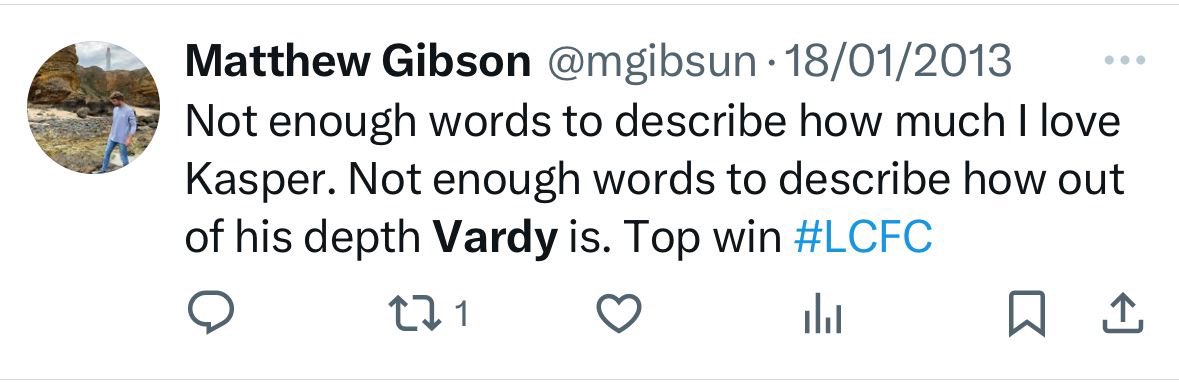 Matthew Gibson tweet media