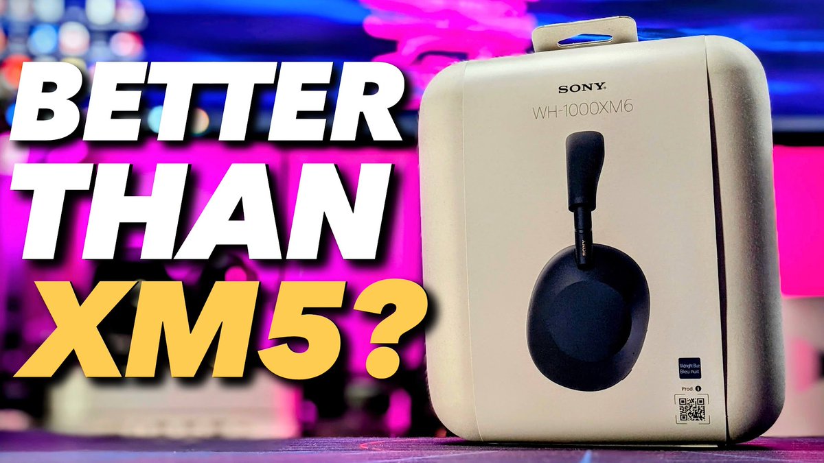 EL JEFE โซ ๐ง๐ (@eljefereviews) on Twitter photo ๐จNEW VIDEO ALERT๐จ
<a href="/SonyElectronics/">Sony Electronics</a> just dropped their latest flagship headphones, the WH-1000XM6!!! I'm here to give you my full review and comparisons with the XM5. Come check it out!
RTs are appreciated.๐๐ฝ
โก youtu.be/97TXSvc1skY?siโฆ ๐จNEW VIDEO ALERT๐จ
<a href="/SonyElectronics/">Sony Electronics</a> just dropped their latest flagship headphones, the WH-1000XM6!!! I'm here to give you my full review and comparisons with the XM5. Come check it out!
RTs are appreciated.๐๐ฝ
โก youtu.be/97TXSvc1skY?siโฆ