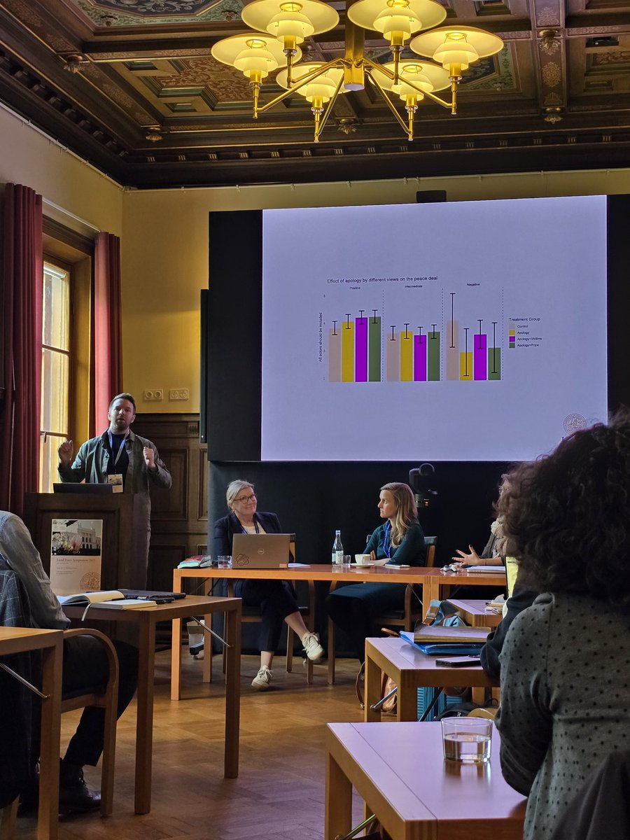 Angelika Rettberg (@rettberg_a) on Twitter photo Very proud to see <a href="/GAgneman/">Gustav Agneman</a> and Lisa Strömbom present our paper on "Apologies in Transitional Justice" <a href="/JPR_journal/">Journal of Peace Research</a> <a href="/lunduniversity/">Lund University</a> "Peace Symposium" 2025 Very proud to see <a href="/GAgneman/">Gustav Agneman</a> and Lisa Strömbom present our paper on "Apologies in Transitional Justice" <a href="/JPR_journal/">Journal of Peace Research</a> <a href="/lunduniversity/">Lund University</a> "Peace Symposium" 2025