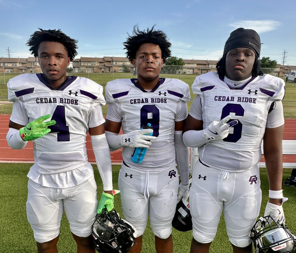 Anthony Williams (@awilliamsusa) on Twitter photo Good Times last night at the <a href="/RRCRFootball/">Cedar Ridge Football</a> Spring scrimmage. I had a good conversation with the new head coach <a href="/CoachVardeman/">Bryan Vardeman</a> and came across these three defensive prospects. These three along with <a href="/exversy/">Jalen T. Hamilton</a> are going to cause havoc on offenses this Fall! #WEareCR #RaiderNation Good Times last night at the <a href="/RRCRFootball/">Cedar Ridge Football</a> Spring scrimmage. I had a good conversation with the new head coach <a href="/CoachVardeman/">Bryan Vardeman</a> and came across these three defensive prospects. These three along with <a href="/exversy/">Jalen T. Hamilton</a> are going to cause havoc on offenses this Fall! #WEareCR #RaiderNation