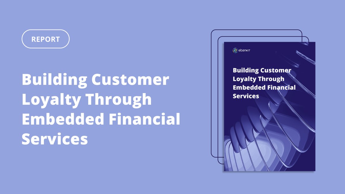 e_bank_it's tweet image. How can banks unlock the embedded finance opportunity? Answering that question involves choosing the right #digitalbanking partner. We’re here to help financial institutions take the next step on #embeddedfinance. Find more in our latest report: hubs.ly/Q03mLFPX0