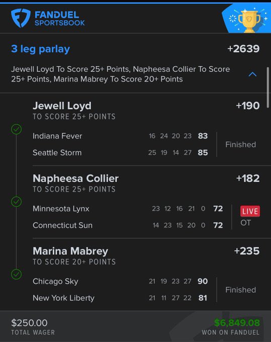 ZAYYYTHEGOAT's tweet photo. 🔔WNBA IS BACK🔔

Don’t miss out on another profitable season in the W💰

Come join the fam as we DefyTheOdds once again 📈

Click the link for 40% off any subscription🫡 https://t.co/8XbRetDDgo https://t.co/h3zAEW2Qoj