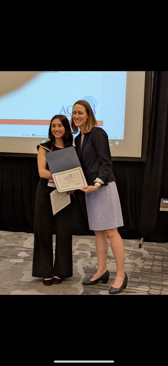 AGEM_SAEM's tweet image. ✨AGEM Business Meeting Highlight✨

Medical Student Scholarship Winners:

Erin Hunt - The Ohio State University
@OhioStateEMRes 

James Galske - University of Connecticut
@UConnEmergMed 

@SAEMonline 
#emergencymedicine #saem #agem #geriatricmedicine #emergencydepartment #saem25