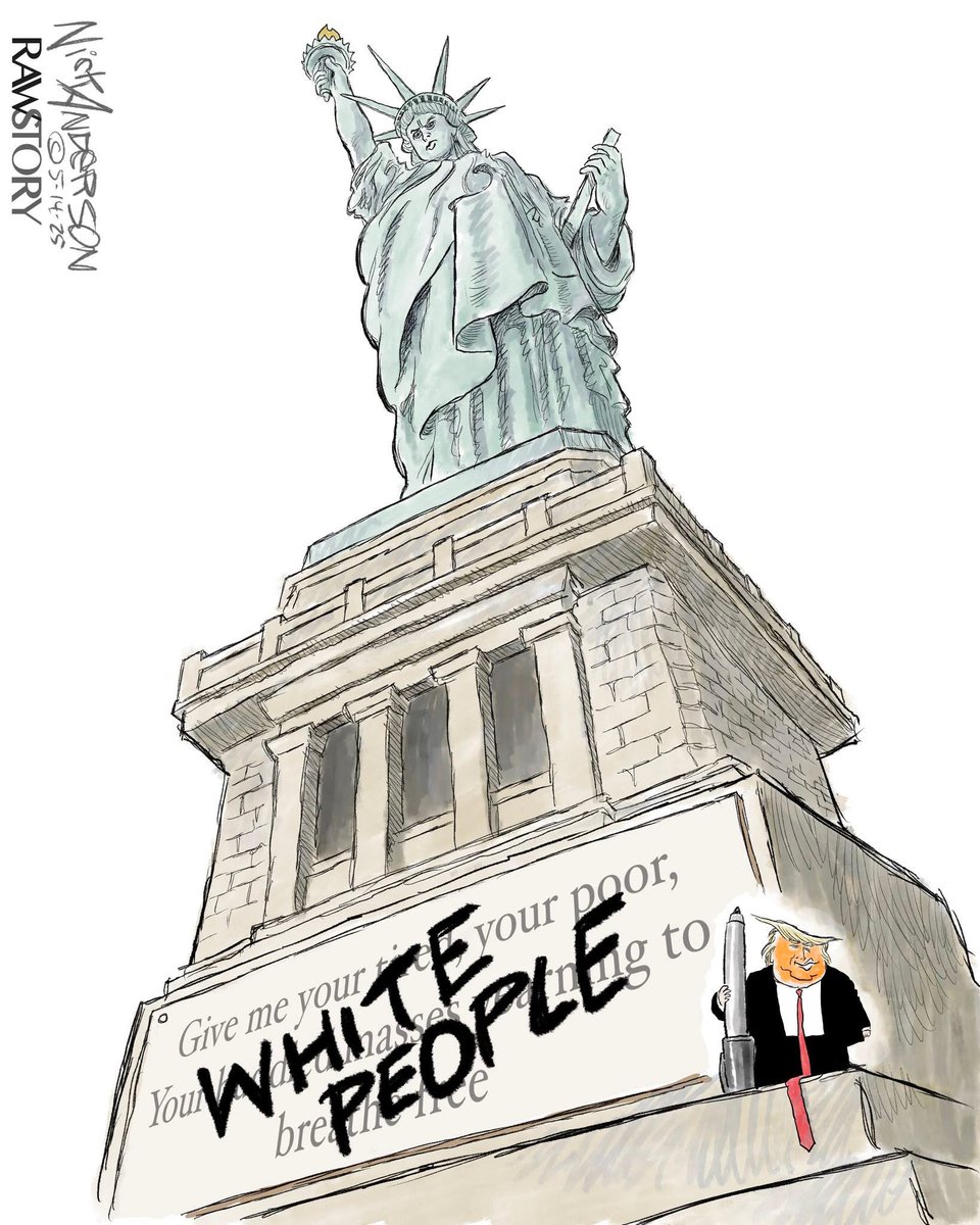 Nick_Anderson_'s tweet photo. Give me your tired, your poor….
#refugees 
For @RawStory https://t.co/oEoxYwSTgY