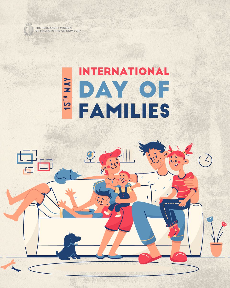 Malta at the UN 🇲🇹🇺🇳 (@maltaunmission) on Twitter photo Families, in all their diversity, are not only crucial in shaping the values and habits of future generations, but they are also the fundamental building blocks of society.
#InternationalDayOfFamilies
<a href="/MaltaGov/">Government of Malta 🇲🇹</a>
<a href="/MFTMalta/">Ministry for Foreign Affairs and Tourism</a>
<a href="/UN/">United Nations</a>
<a href="/_VanessaFrazier/">Vanessa Frazier 🧡</a> Families, in all their diversity, are not only crucial in shaping the values and habits of future generations, but they are also the fundamental building blocks of society.
#InternationalDayOfFamilies
<a href="/MaltaGov/">Government of Malta 🇲🇹</a>
<a href="/MFTMalta/">Ministry for Foreign Affairs and Tourism</a>
<a href="/UN/">United Nations</a>
<a href="/_VanessaFrazier/">Vanessa Frazier 🧡</a>