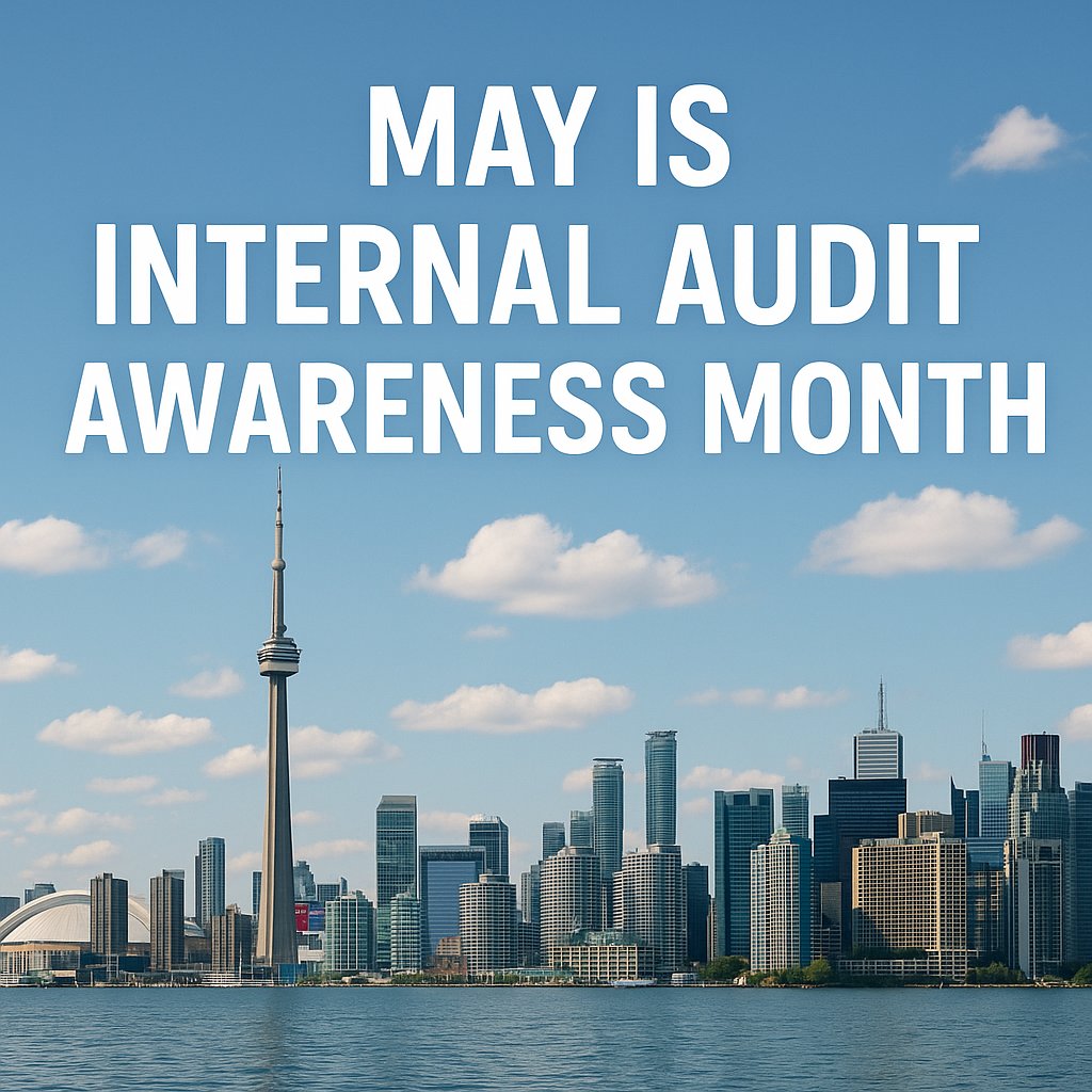 IIA_Toronto's tweet photo. 🎉 Happy Internal Audit Awareness Month! 🎉

The IIA Toronto Chapter is proud to be part of a passionate, forward-thinking audit community that continuously drives positive change. 

🔗 Learn more: https://t.co/B0L7iDSK2V https://t.co/LPDRcI2lpP