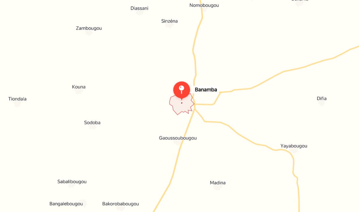 Sahel_Maps's tweet photo. #Sahel #Mali🇲🇱#Sécuritaire 
#Acte 33 : 24/03/2025 à 11H, Banamba, #Koulikoro. 
Deux présumés combattants du JNIM ont été interpellés par les FAMa dans le marché de bétails d'Hamdallaye. Ils ont ensuite été conduits au camp pour des investigations.   
@Sahel_Maps 
@DirpaFa https://t.co/AwttfFoqgp