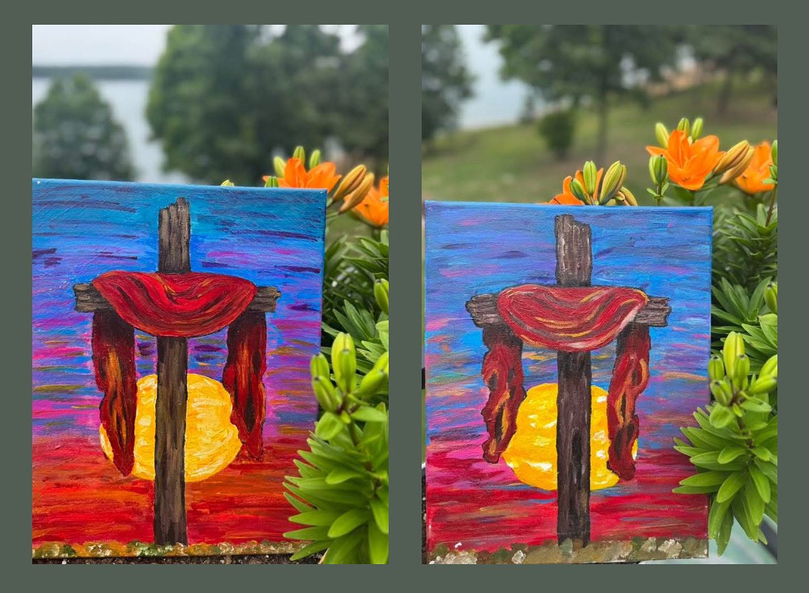 MeganDavis96895's tweet photo. Good morning!! These beautiful hand painted crosses are for sell $50 a piece. Great Father’s Day gift idea for him or another special person in your life 💕 #jesus #diedforus #fathersday https://t.co/ezw1FgBGHJ