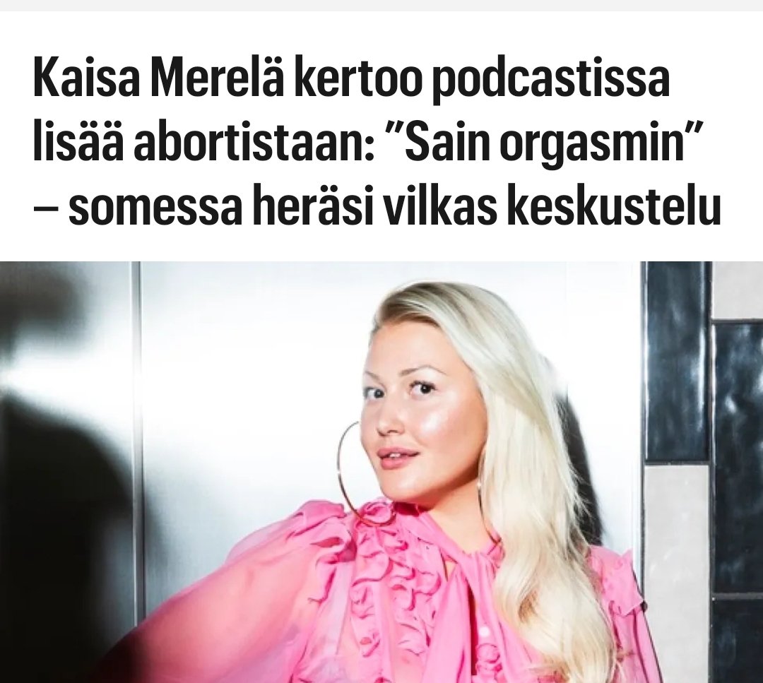 JussinPaja's tweet photo. Miksi tÀmmöisiÀ pitÀÀ kertoa julkisesti missÀÀn, miksi?
#orgasmi #abortti https://t.co/ZhtpPZmf65
