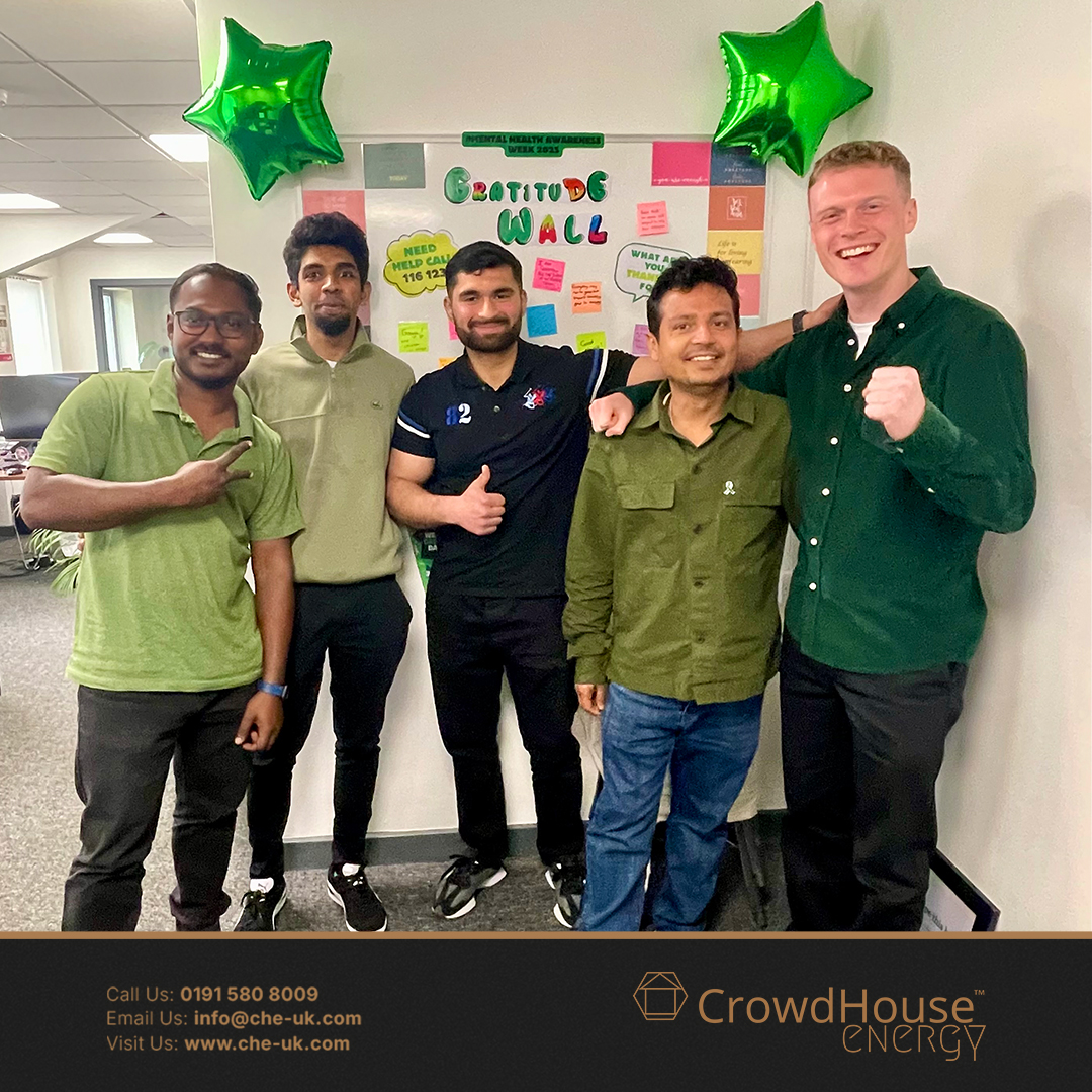 Today at CrowdHouse Energy, we wore green in solidarity for #WearItGreenDaynpausing to reflect, share gratitude, and show that community is our strength. Because mental health should never be faced alone. 💚

#MentalHealthAwareness #TeamCHE #Gratitude #CommunityMatters #Wellbeing