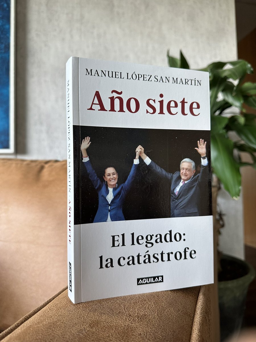 MLopezSanMartin's tweet image. El libro que la 4T no querrá que leas
La caída del ‘Mayo’ y el inicio del fin de AMLO…
Los vínculos con el crimen y la “estrategia” fallida de ‘abrazos, no balazos’…
La estafa de la ‘megafarmacia’ y el drama del desabasto …
La corrupción en Segalmex, el Tren Maya, Dos…