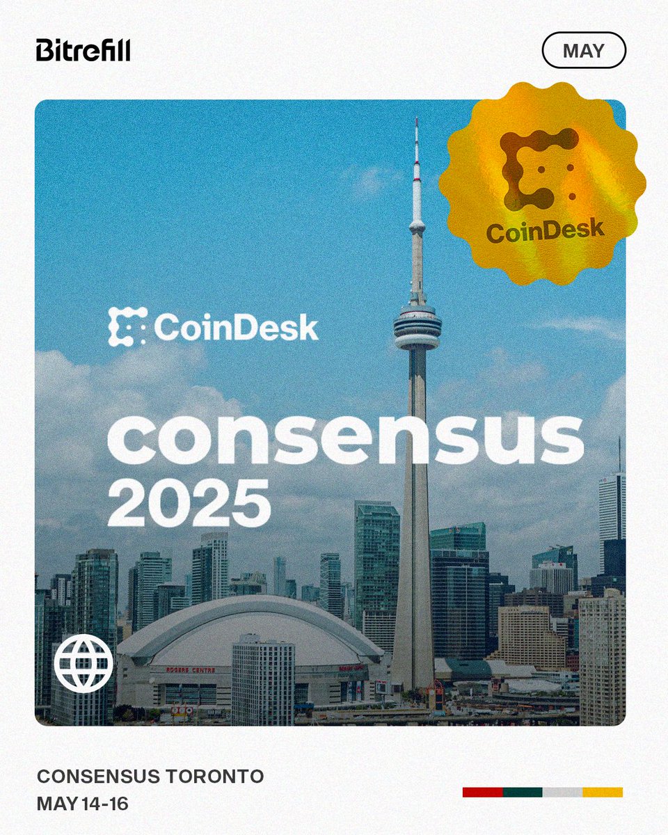 bitrefill's tweet photo. The Bitrefill team is at Consensus in Toronto—if you're around, come say hi. 👀🇨🇦 https://t.co/dz4pPjHi8A