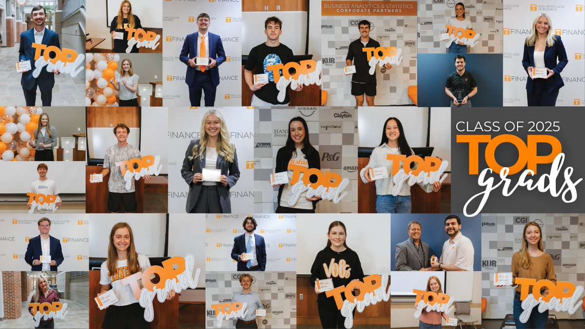 HaslamUT's tweet photo. Congratulations to our Top Graduates of the Class of 2025! 👏 🎓  #UTGrad2025 #HaslamReady #HaslamEngaged #HaslamPrepared https://t.co/xfip651mX9