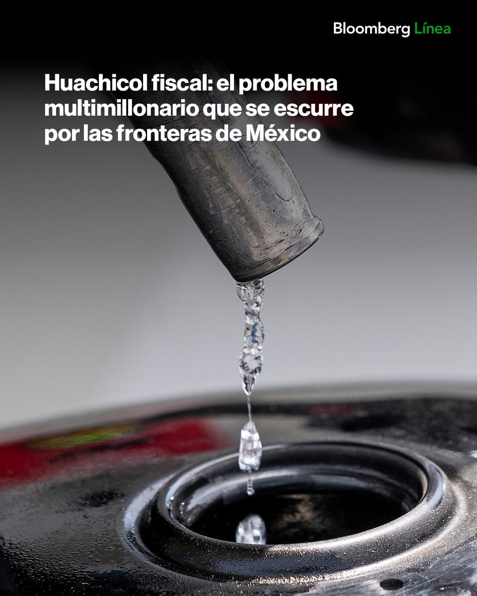 BloombergLineaM's tweet photo. Si hablamos de los problemas económicos que existen en las fronteras mexicanas, uno de los más relevantes se define en dos palabras: huachicol fiscal. 

¿De qué tamaño es el impacto? Conoce los detalles: https://t.co/HuMVueL9VF 

📸: David Paul Morris/Bloomberg https://t.co/M7nuebm2jK