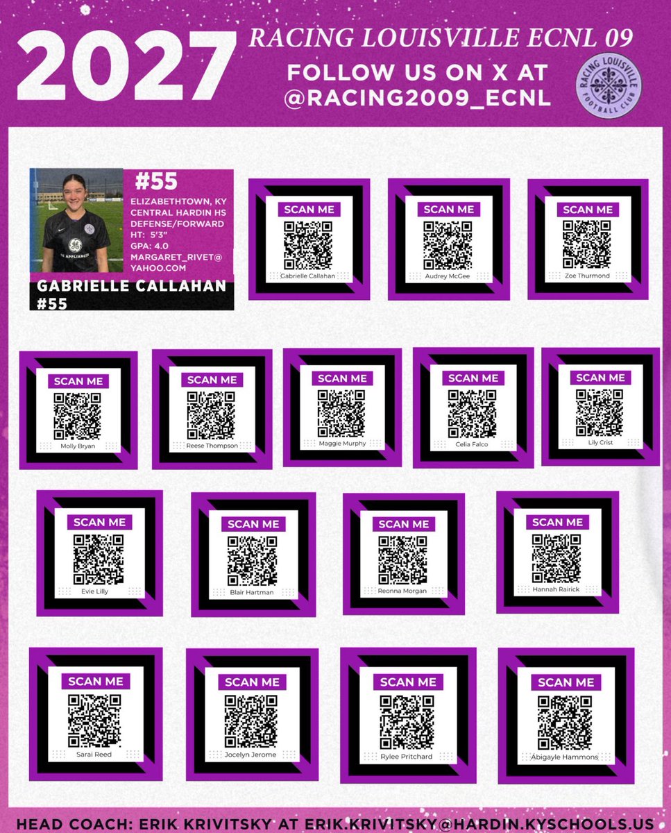 Racing Louisville 2009 ECNL (@racing2009_ecnl) on Twitter photo June 15th is just 1️⃣ month away. Our 2027’s are ready for the next chapter!
<a href="/ImYouthSoccer/">ECNL/GA/Recruiting/College Soccer</a> <a href="/ImCollegeSoccer/">College Soccer Truth ™</a> <a href="/ECNLgirls/">ECNL Girls</a> <a href="/ECNLOhioValley/">ECNL Ohio Valley Conference</a> <a href="/LouCityAcademy/">Louisville City FC Academy</a> June 15th is just 1️⃣ month away. Our 2027’s are ready for the next chapter!
<a href="/ImYouthSoccer/">ECNL/GA/Recruiting/College Soccer</a> <a href="/ImCollegeSoccer/">College Soccer Truth ™</a> <a href="/ECNLgirls/">ECNL Girls</a> <a href="/ECNLOhioValley/">ECNL Ohio Valley Conference</a> <a href="/LouCityAcademy/">Louisville City FC Academy</a>