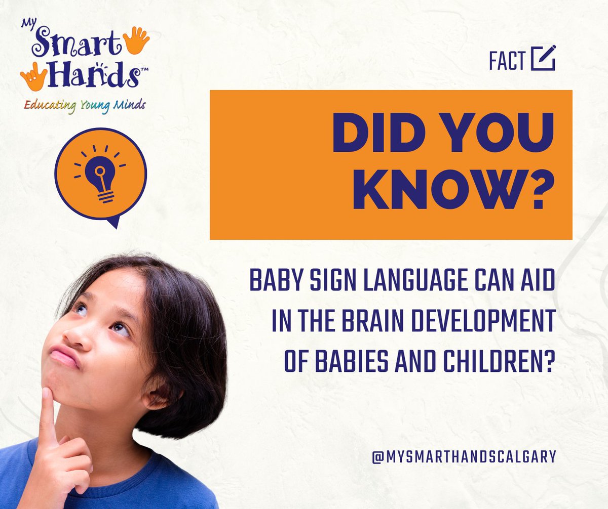 MySmartHandsLP's tweet image. Unlock the potential of young minds with baby sign language! 🧠✨ #EarlyEducation #BrainDevelopment #MySmartHandsCalgary