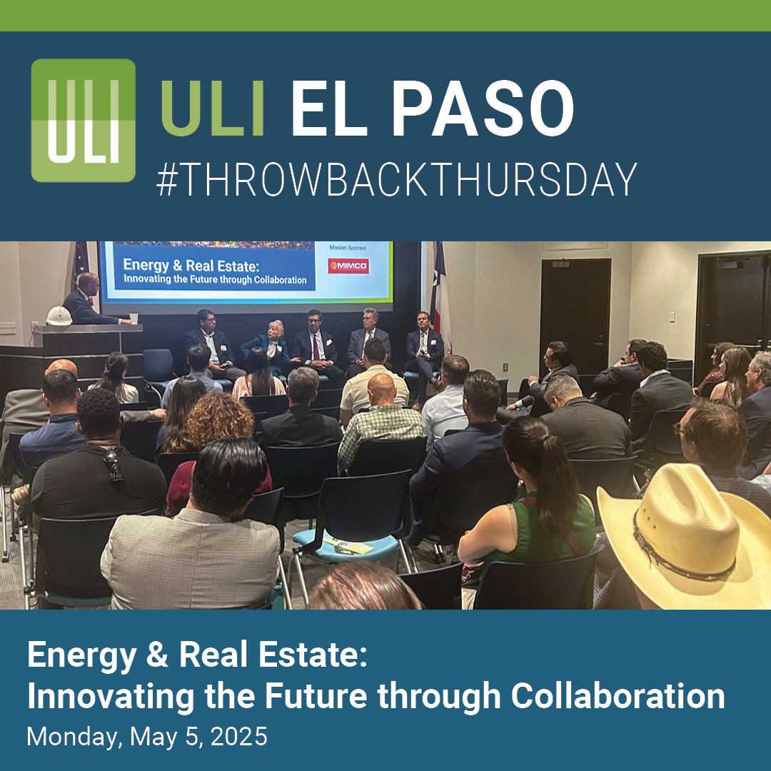 ULI New Mexico (@ulinewmexico) on Twitter photo ICYMI: ULI El Paso's Energy & Real Estate event included a panel discussion with regional economic development leaders from <a href="/ElPasoElectric/">El Paso Electric</a>, The Borderplex Alliance, <a href="/ElPasoTXGov/">City of El Paso</a> and <a href="/MVEDA_org/">MVEDA</a>. To learn more about ULI El Paso visit on.uli.org/LRt950VQk5Z. ICYMI: ULI El Paso's Energy & Real Estate event included a panel discussion with regional economic development leaders from <a href="/ElPasoElectric/">El Paso Electric</a>, The Borderplex Alliance, <a href="/ElPasoTXGov/">City of El Paso</a> and <a href="/MVEDA_org/">MVEDA</a>. To learn more about ULI El Paso visit on.uli.org/LRt950VQk5Z.