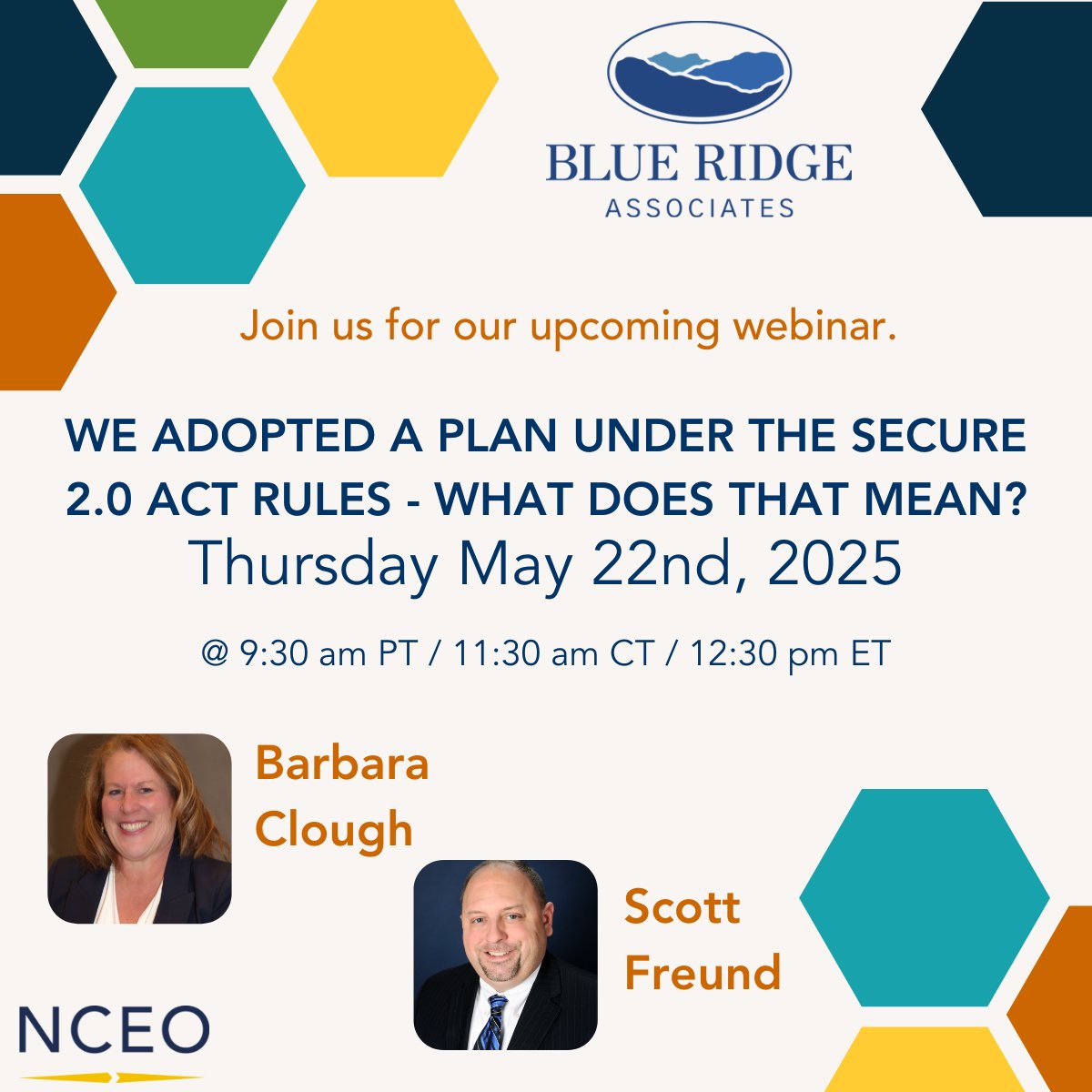 theNCEO's tweet photo. Learn how to establish an ESOP under SECURE 2.0 in our upcoming webinar! Our experts cover contribution timing, regulatory requirements, compliance testing impacts, and implementation strategies. Register now! #SECURE2.0 #ESOP #ComplianceSuccess https://t.co/Ptlk9B0vOc