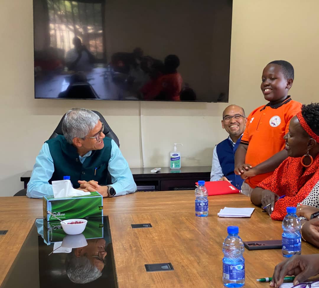 Exciting collaboration ahead! UPFM members &amp; Malaria Child Ambassadors met with HE Ambassador Upender Singh Rawat of India to explore partnerships in malaria elimination. India's success stories &amp; innovative solutions can inspire Uganda's progress! #MalariaElimination
