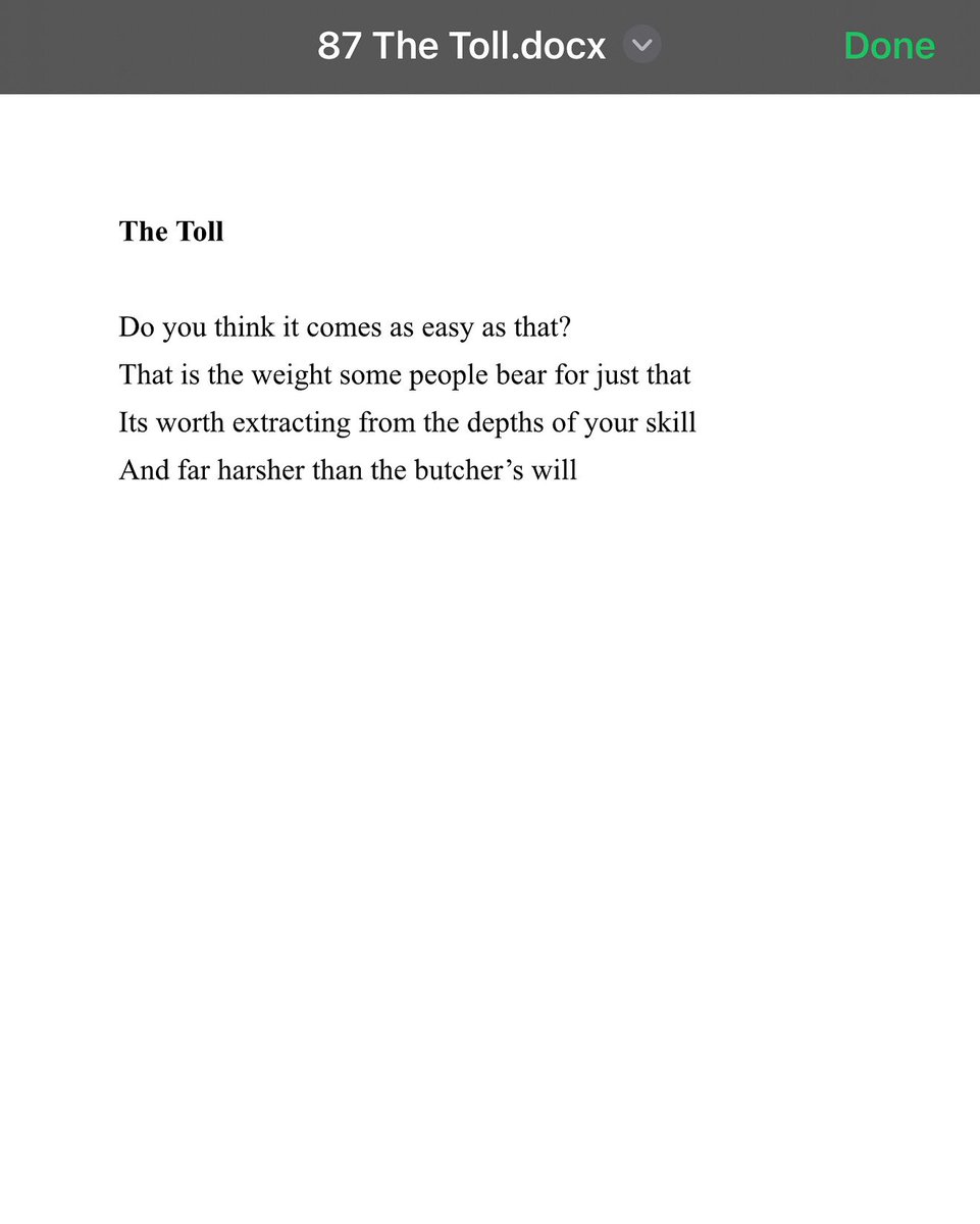 devtogup's tweet photo. Excellence isn’t free.
The Toll reveals the unseen cost behind effortless grace—
deeper than skill, crueler than the butcher’s hand.
#TheToll #Poetry #DevanshGupta #RealTalk #YouthPoet #HiddenLabor https://t.co/IemXtP7NW9