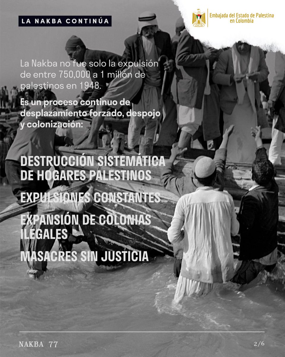 Embajada del Estado de Palestina en Colombia tweet media
