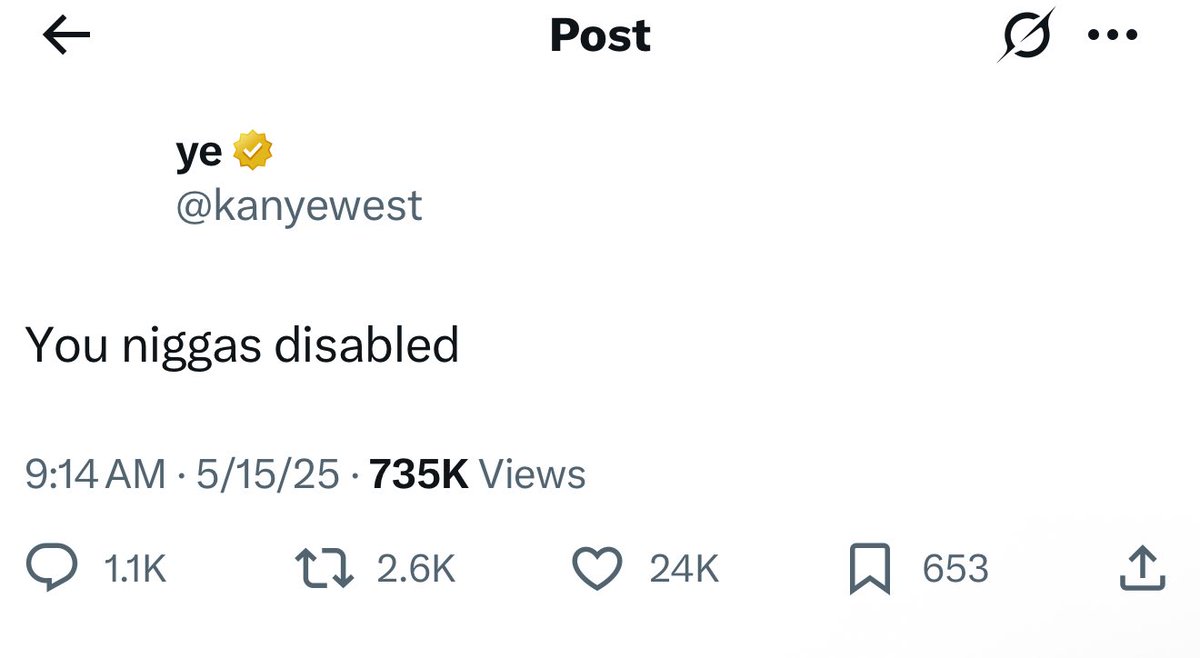 Ye speaks