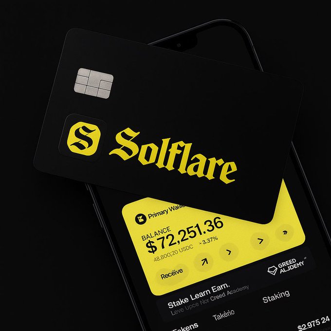 eclipsezxy9's tweet photo. The wait is almost over 👑
Ever dreamed of a crypto-based debit card? Say no more.👑
With the @solflare card, shop &amp; pay bills straight from your wallet — zero fees, lightning fast ⚡👑

Join the waitlist: https://t.co/XK2iRZdOT2
G4G 👑 https://t.co/XiHKgPEKAj