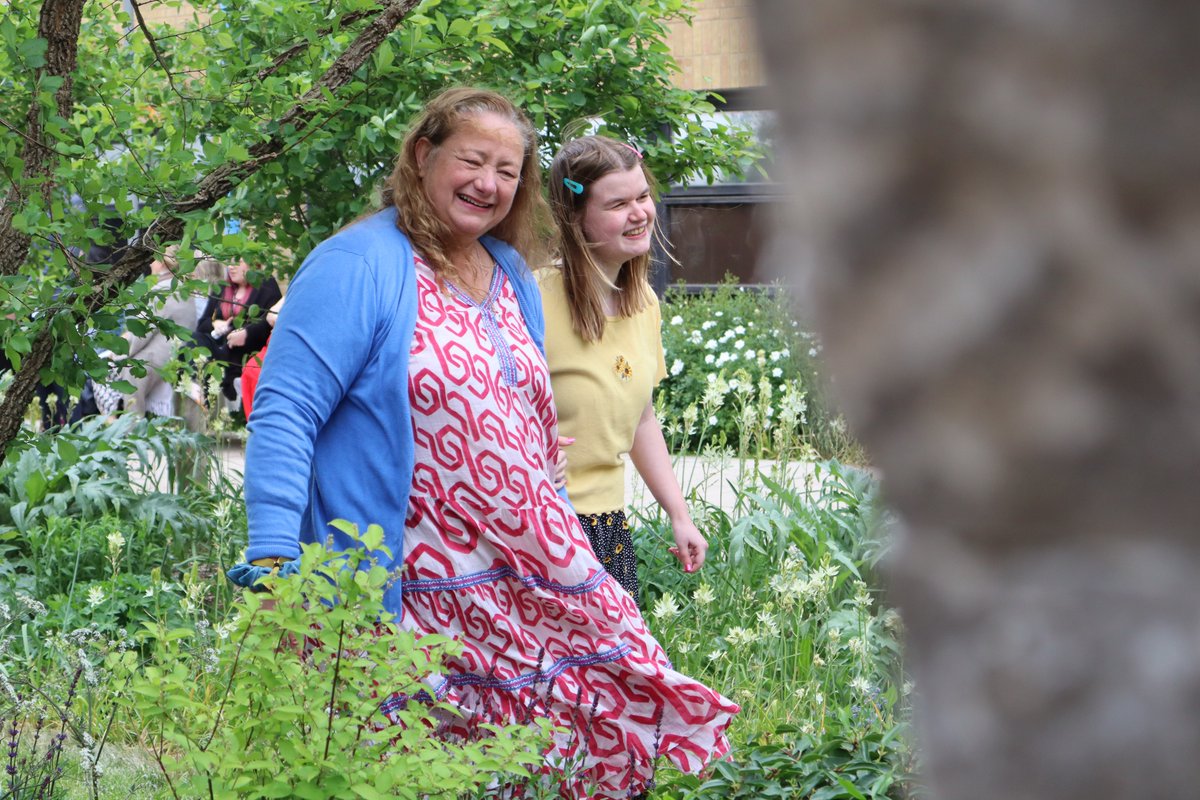 CUH_NHS's tweet photo. The Bridgerton Garden has been unveiled today in its new home at the Rosie and Addenbrooke's hospitals.
 
The garden is located close to the Rosie Hospital main entrance. 
 
Read the full story here: https://t.co/weQqDjHD7p https://t.co/zSRQUR1MIZ