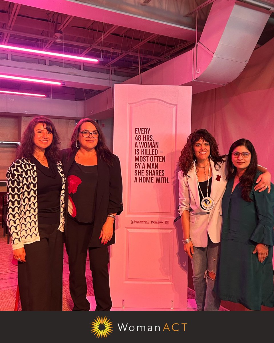 WomanACT (@womanact) on Twitter photo Yesterday, <a href="/WomanACT/">WomanACT</a> was thrilled to attend <a href="/AuraFreedom/">Aura Freedom</a>'s Behind Closed Doors event.
🚪Femicide often occurs behind doors meant to keep women and girls safe, their own homes. We extend heartfelt gratitude to the powerful panelists Colette Martin, <a href="/yorkregionccs/">YRCCS</a> <a href="/schliferclinic/">Schlifer Clinic</a> Yesterday, <a href="/WomanACT/">WomanACT</a> was thrilled to attend <a href="/AuraFreedom/">Aura Freedom</a>'s Behind Closed Doors event.
🚪Femicide often occurs behind doors meant to keep women and girls safe, their own homes. We extend heartfelt gratitude to the powerful panelists Colette Martin, <a href="/yorkregionccs/">YRCCS</a> <a href="/schliferclinic/">Schlifer Clinic</a>