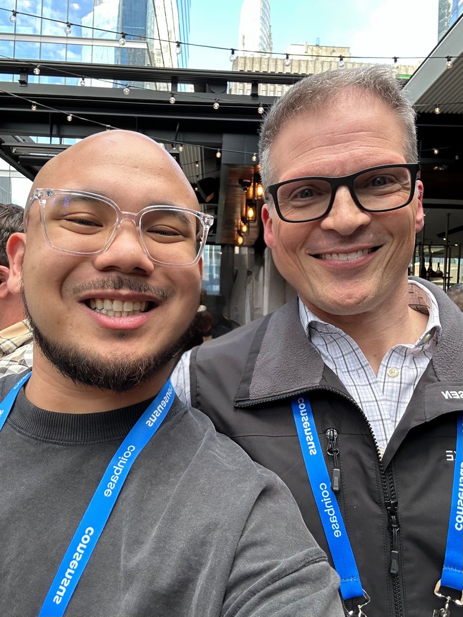 Had to resurrect my account for this.

Finally met this wonderful friend and incredible driver of <a href="/Polkadot/">Polkadot</a> ... <a href="/ThePhunky1/">Phunky (Ryan) 🌎🥩</a>!!! ❤️🔥

#Consensus2025 #ConsensusToronto