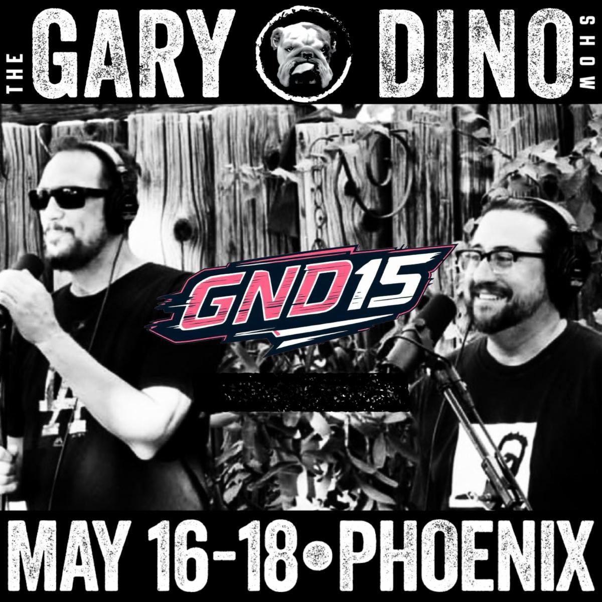 garyanddino's tweet photo. The Gary &amp; Dino Show 15th Anniversary

Join us in celebrating 15 YEARS of PREPOSTEROUS PODCASTING this weekend! 

Saturday, May 17th
LIVE GARY AND DINO SHOW
Kitchen Sink Studios 
828 North Third Street
Phoenix,  AZ 85004

DOORS OPEN: 3pm

BBQ &amp; DRINKS!

RSVP: show@garyanddino.com https://t.co/5NolC7NZbP