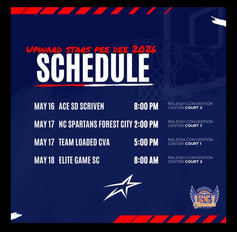 Primere Lewis (@primerelewis) on Twitter photo Come check me and my teammates out in Raleigh, NC this weekend in the Phenom G3 Showcase!
<a href="/UpwardStarsPD/">Upward Stars Pee Dee</a> <a href="/CoachJaredC/">Jared Charles</a> <a href="/Phenom_Hoops/">Phenom Hoop Report</a> <a href="/PrepHoopsSC/">Prep Hoops South Carolina</a> Come check me and my teammates out in Raleigh, NC this weekend in the Phenom G3 Showcase!
<a href="/UpwardStarsPD/">Upward Stars Pee Dee</a> <a href="/CoachJaredC/">Jared Charles</a> <a href="/Phenom_Hoops/">Phenom Hoop Report</a> <a href="/PrepHoopsSC/">Prep Hoops South Carolina</a>