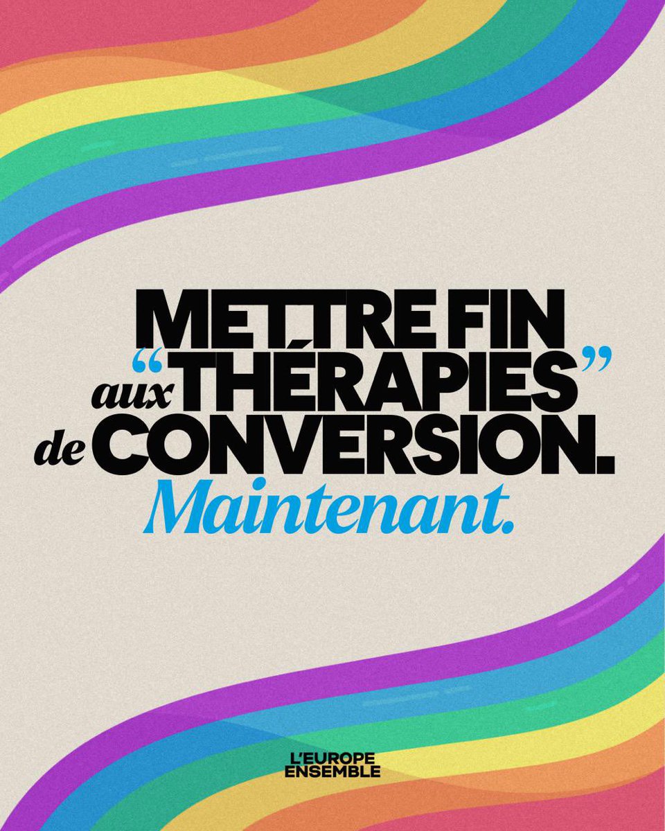 fabienne_keller's tweet photo. Interdites en France depuis 3 ans, les "thérapies de conversion" sont encore légales dans certains pays d'Europe.

Nous travaillons au Parlement 🇪🇺 pour mettre un terme à ces pratiques ignobles.

Signez l’initiative citoyenne lancée dans cet objectif ↓

https://t.co/ved9NPxKdJ https://t.co/SxdRvuNrcN