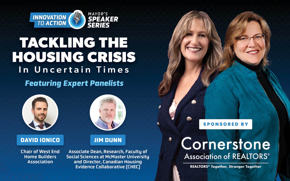 The Mayor’s Speaker Series is BACK! 🗣️

We’re proud to share that WE HBA Chair David Ionico will be representing our association as a featured panelist, alongside housing expert Jim Dunn.

Stop by WE HBA’s trade show booth from 6-7pm.

FREE Registration: burlingtonpac.ca/events/mayors-…