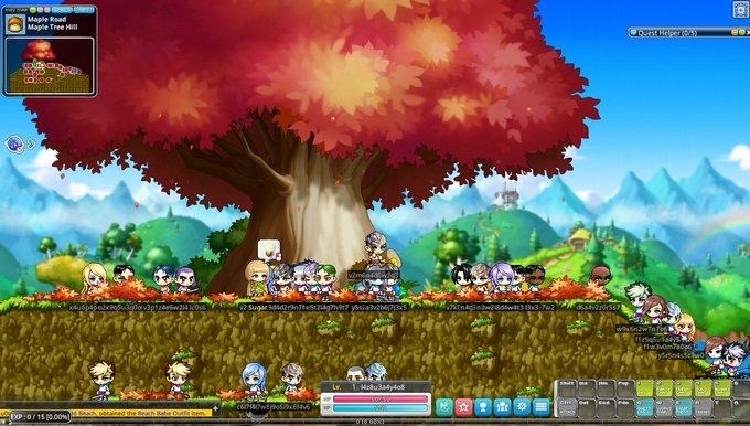 My friends are telling me MapleStory is the ultimate blast from the past.

There is something to be said for the simplicity of gorgeous pixel art.