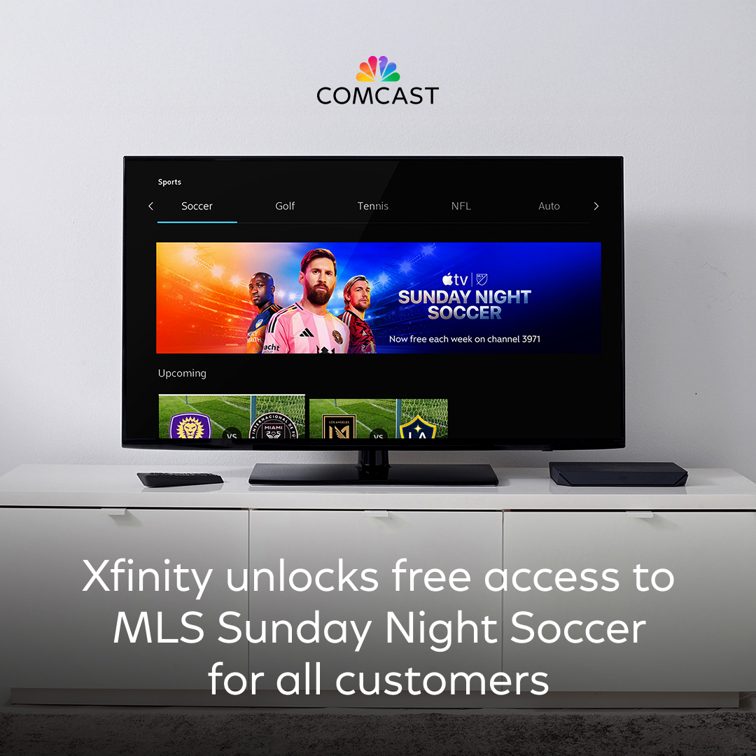 In a word? Goals. ️⚽

Just in time for the Rivalry Week double header, Xfinity customers can enjoy all the action of Sunday Night Soccer on MLS Season Pass free, with no additional subscriptions required. comca.st/3H9CyOV
