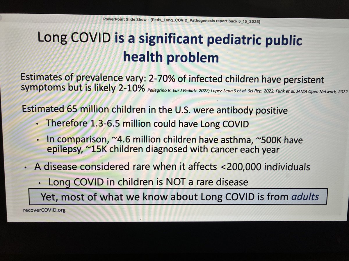 „Long Covid in children is not a rare disease!“ 

„We don’t know what it means for children’s development to get infected as a 1 year old“

#YaleSymposium