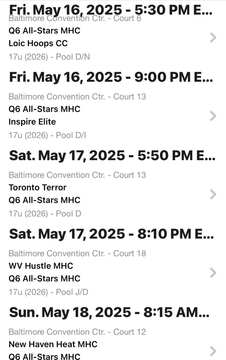 Ethan Diaz🏀 (@ethangd15) on Twitter photo Coaches, I will be at the “DMV LIVE” <a href="/madehoops/">MADE Hoops</a> this weekend. Here is my updated schedule. See you there!
<a href="/willie_anderson/">Category6 Boyz</a>
<a href="/mattbbcoach/">Matthew Berenbaum</a>
<a href="/MIkeSut86589868/">Lake Howell/SE Elite Coach Mike Sutton</a> Coaches, I will be at the “DMV LIVE” <a href="/madehoops/">MADE Hoops</a> this weekend. Here is my updated schedule. See you there!
<a href="/willie_anderson/">Category6 Boyz</a>
<a href="/mattbbcoach/">Matthew Berenbaum</a>
<a href="/MIkeSut86589868/">Lake Howell/SE Elite Coach Mike Sutton</a>