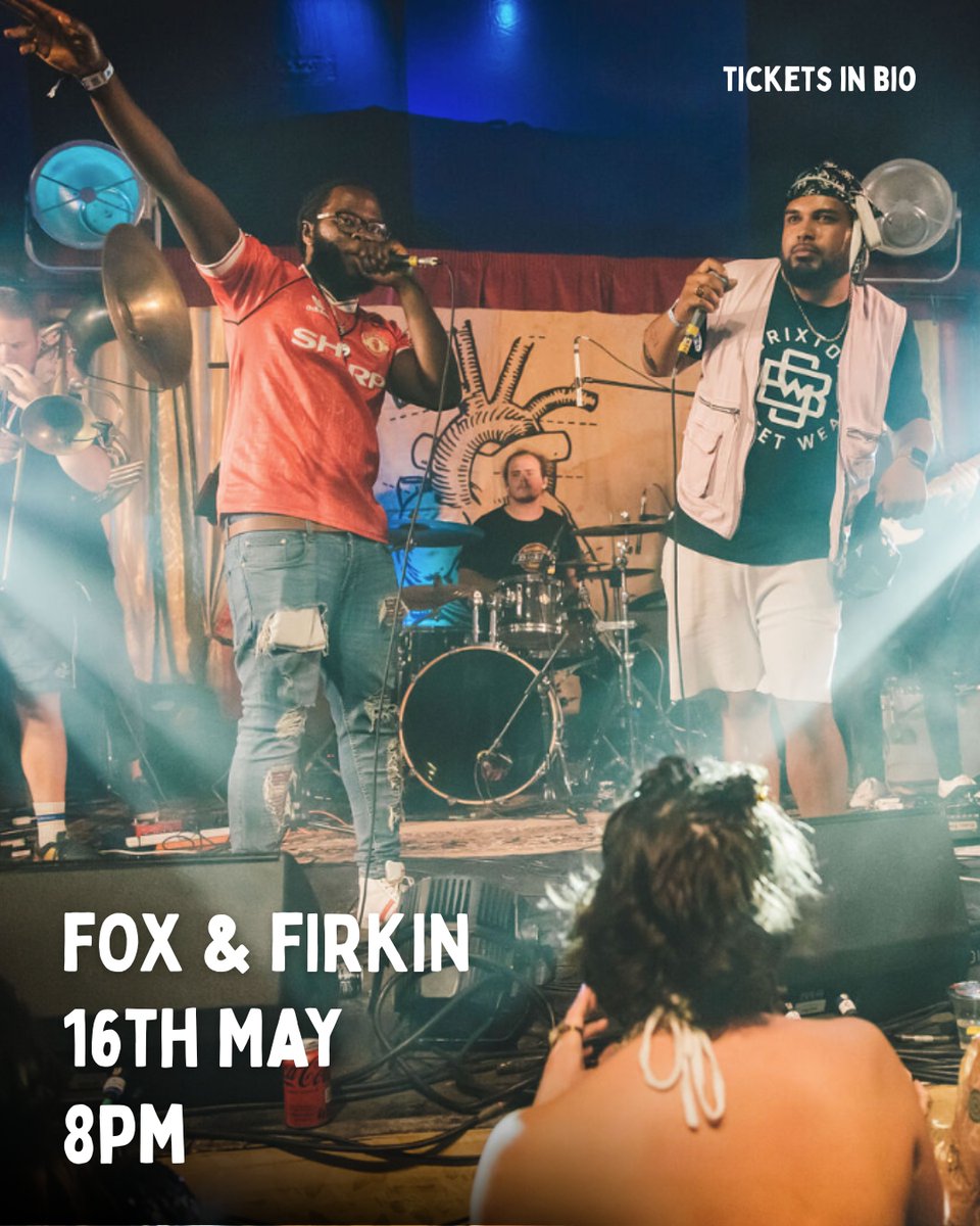 BrixChamber's tweet image. TOMORROW AT @thefoxandfirkin 🔥
Catch us live with a full set of hip hop, grime, garage and more — with the BCO crew. 🎺
Tell your mates, bring the energy, and we’ll see you there.
🎫 Tickets - foxfirkin.com/event/brixton-…