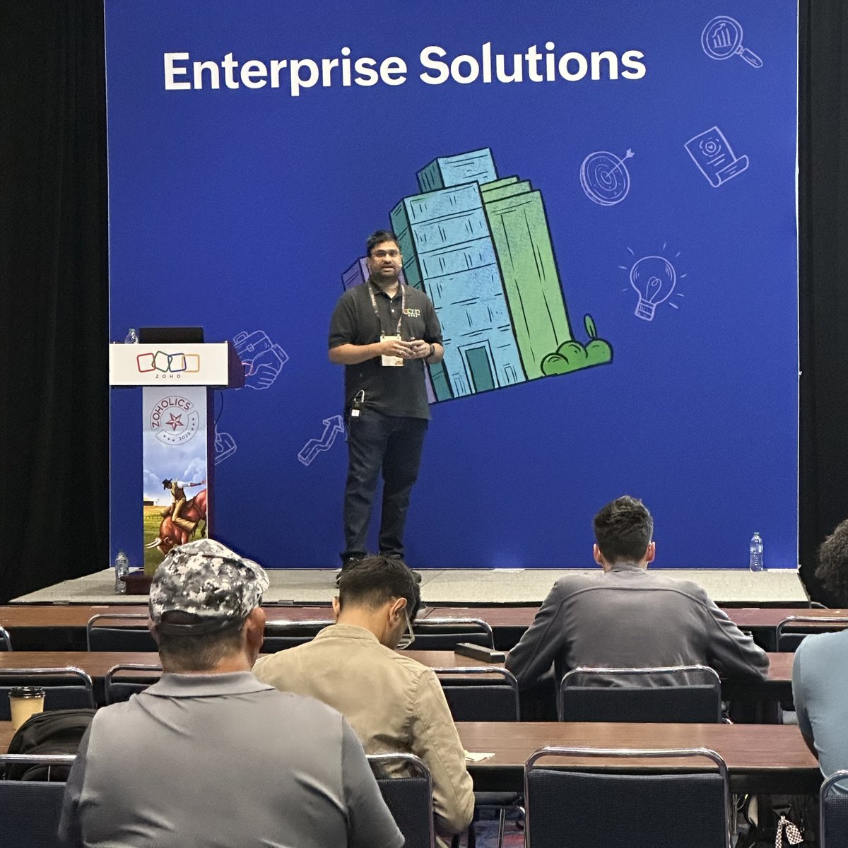 Zoho_USA's tweet image. Pasu our Senior Solutions Architect covers how to integrate Zoho Directory with your existing IAM strategy to maintain compliance and security across all enterprise applications. Leverage RBAC, SSO, and multi-factor authentication to protect sensitive data. #dataprotect #security