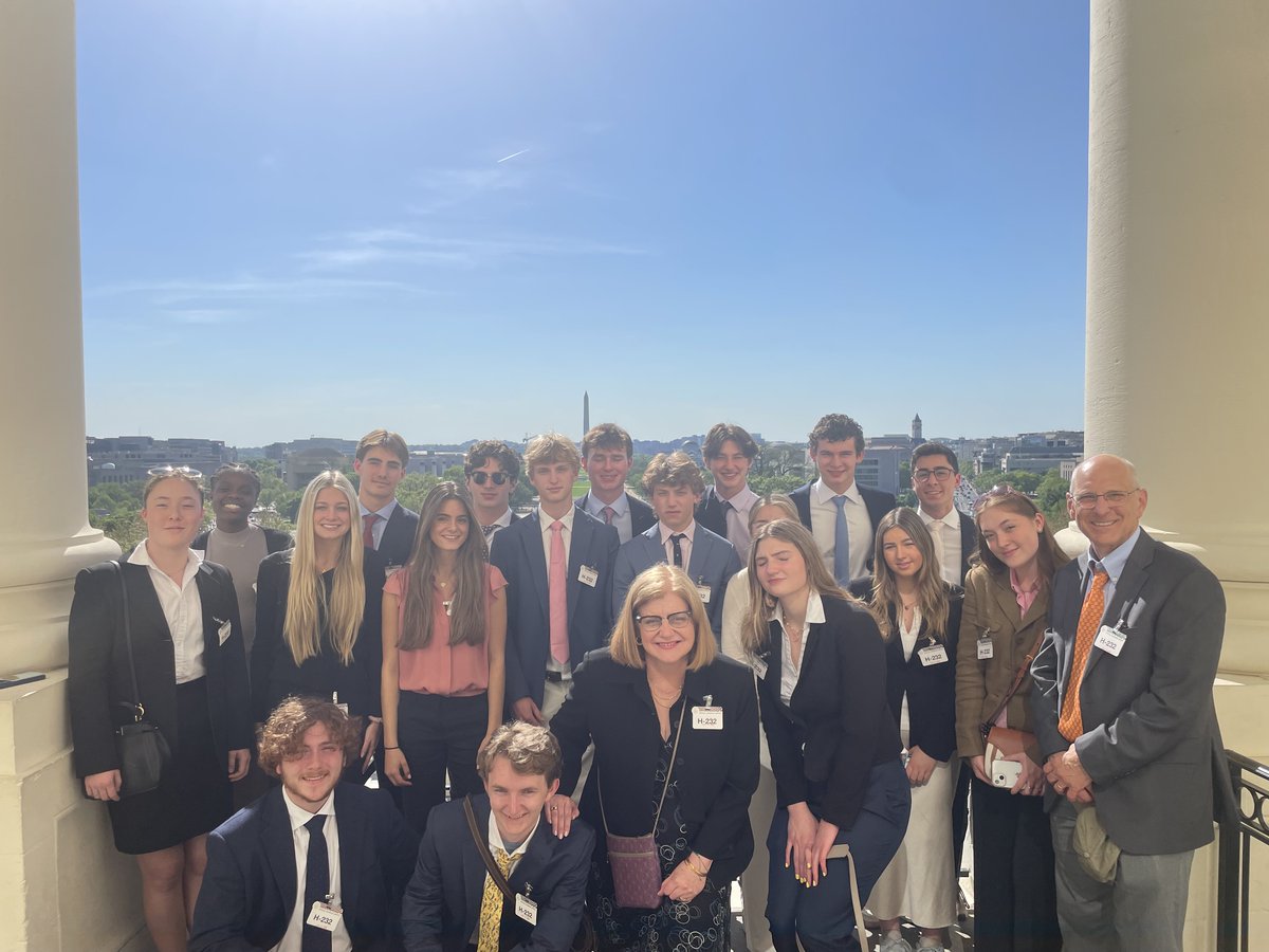 On a recent trip to D.C., #GCDSStudents didn’t stop at the marble steps of SCOTUS: they went inside, heard oral arguments, witnessed a rare standing ovation, walked away with the lessons of their Constitutional Law class illuminated by the highest court in the land. #GCDSThinker