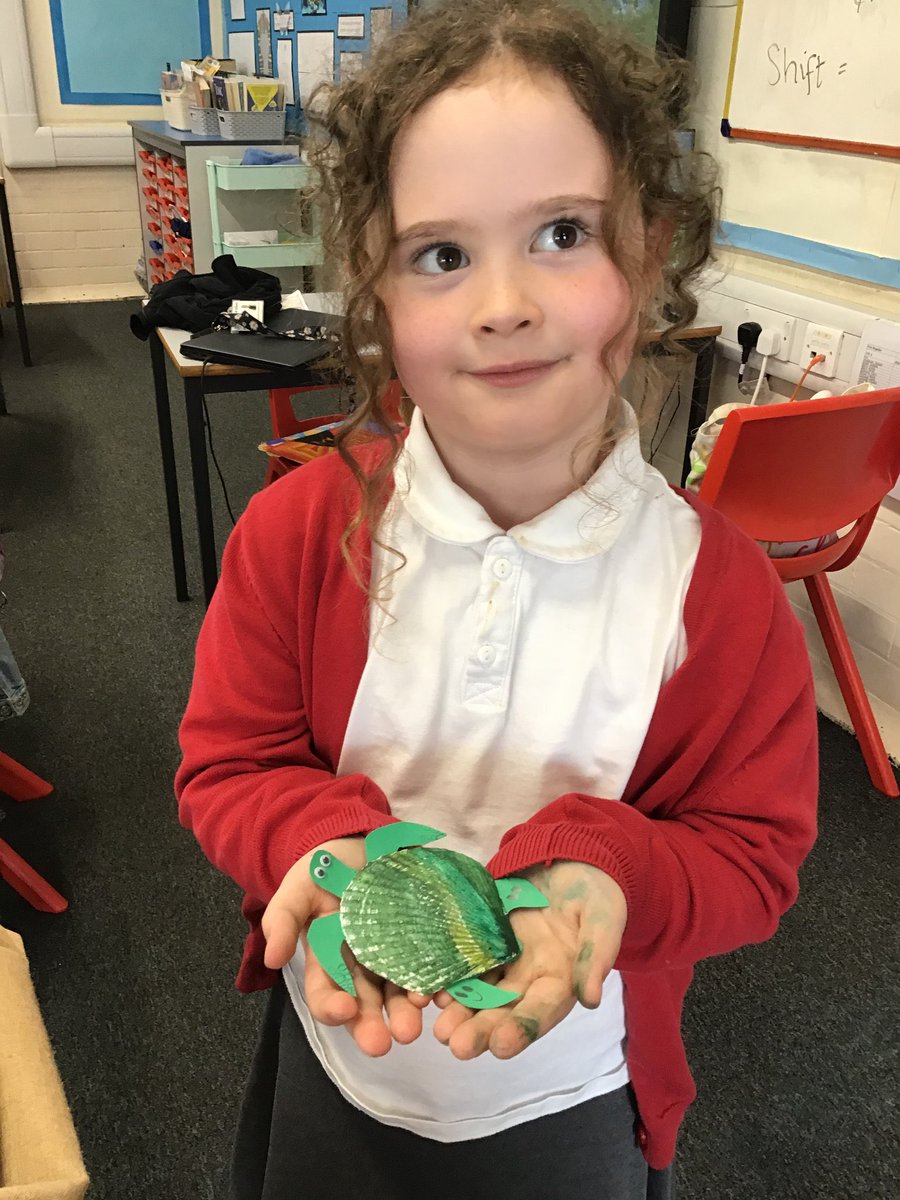 This week after school Craft Club went undersea to make these cool turtles! <a href="/jmatschools/">James Montgomery Academy Trust</a>
