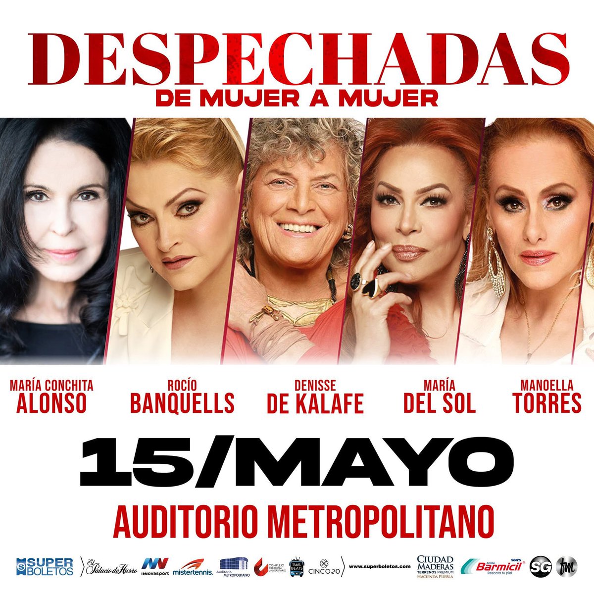 Piolines_De_MC's tweet photo. Esta noche llega nuestra Diva @MariaConchita_A a Puebla ✨ DESPECHADAS ❤️🔥 @AuditorioMetPue ✨con @RocioBanquells @Manoella_Torres #mariadelsol @denissedekalafe
Hoy, 15 de Mayo ✨ https://t.co/gYGxtxDrLz