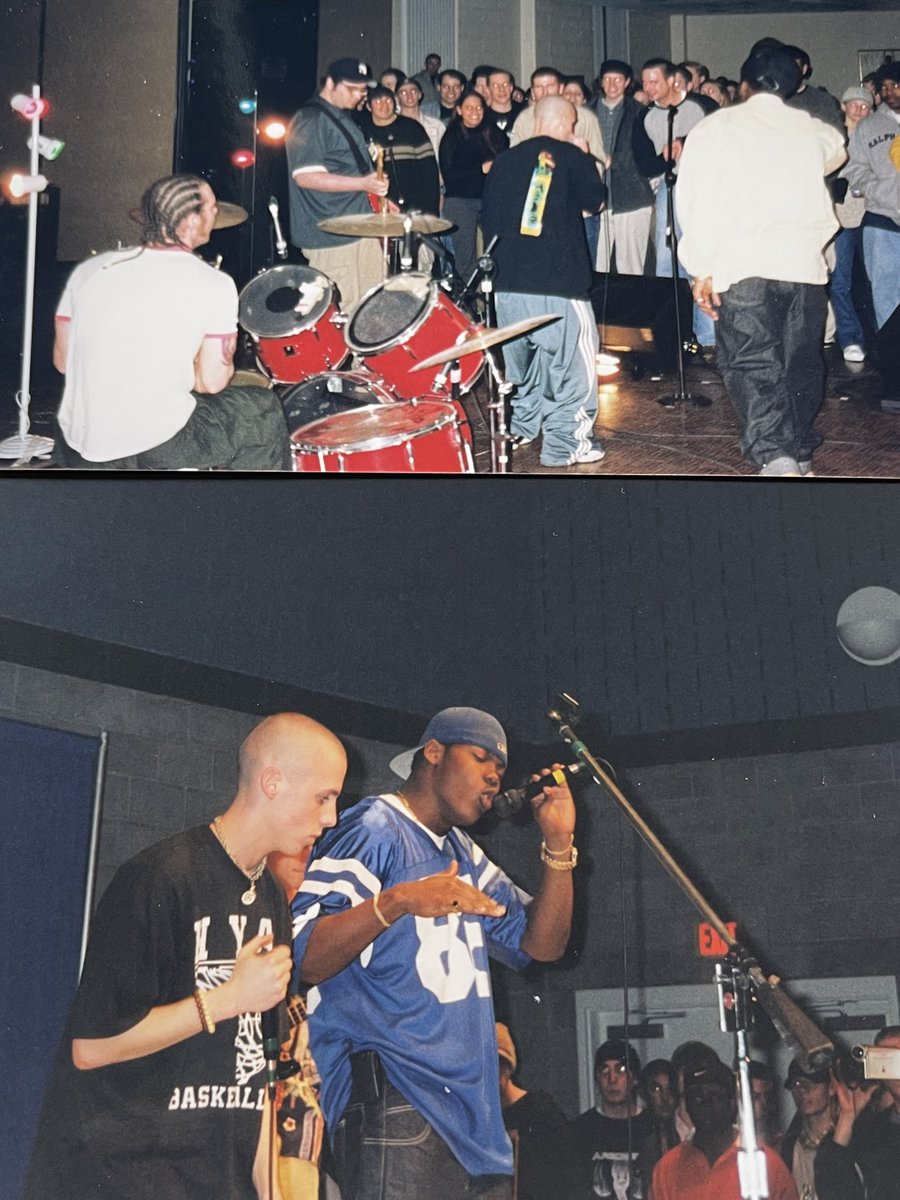 Shippensburg University ‘99 - 00 with DJ DStar on drums and the Bul Deon from Philly with me on the mic. #ThrowbackThursday